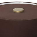 Hensley Table Lamp - Antique Brass Iron | Deep Plum