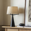 Ziggy Table Lamp - Hammered Black Aluminum