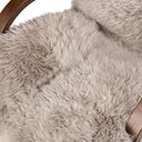 Tobin Chair - Taupe Mongolian Fur