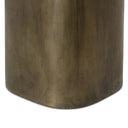 Odessa End Table - Textured Aged Brass