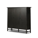 Renaud 3-Door Cabinet - Charcoal Oak Veneer