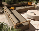 Laskin Outdoor 3Pc Sectional - Alessi Fawn