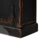 The Humptulips River Moonshine Cabinet - Distressed Burnt Black
