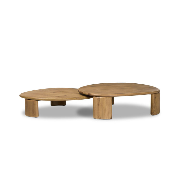 Falco Nesting Tables - Natural Reclaimed French Oak