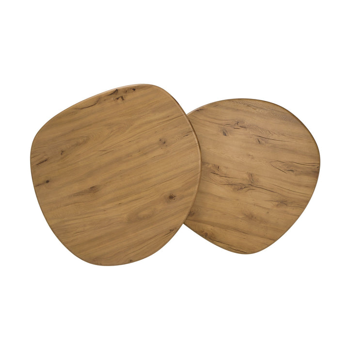 Falco Nesting Tables - Natural Reclaimed French Oak