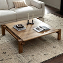 Marcia Square Coffee Table - Natural Reclaimed French Oak