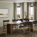 Paden Dining Table - Seasoned Brown Acacia | 118"