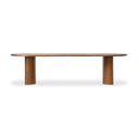 Paden Dining Table - Seasoned Brown Acacia | 118"
