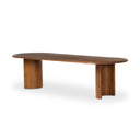 Paden Dining Table - Seasoned Brown Acacia | 118"