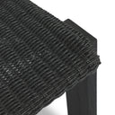 Roxy Outdoor Dining Chair - Faux Black Hyacinth