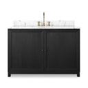 Millie Single Wide Vanity - Satin Drifted Black Veneer