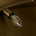 Branson Chandelier - Aged Brass Iron