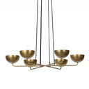Keller Chandelier - Aged Brass