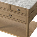 Toulouse Single Wide Vanity - Washed Blonde Oak Veneer