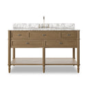 Toulouse Single Wide Vanity - Washed Blonde Oak Veneer