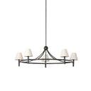 Whittier Chandelier - Natural Bronze