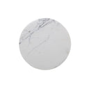 Jocelyn End Table - Veined White Marble