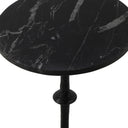 Jocelyn End Table - Black Marble
