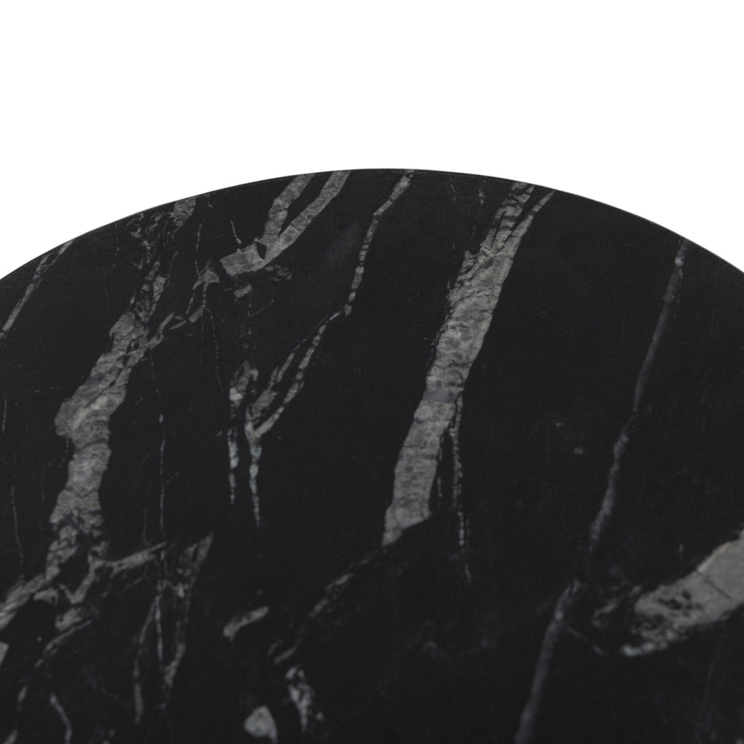 Jocelyn End Table - Black Marble