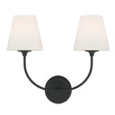 Libby Langdon Sylvan 17'' Black Forged Sconce