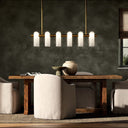 Odyssey Linear Md Chandelier - Burnished Brass