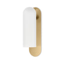 Odyssey Large Sconce - Burnished Brass | Opal Matte Glass