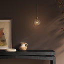 Glass Globe Pendant - Heritage Bronze Brass