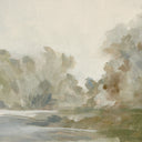 Lake by Lauren Fuhr - Natural Maple Floater