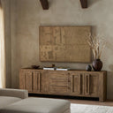 Kuba VI by FH Art Studio - Vertical Grain White Oak Floater