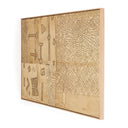 Kuba VI by FH Art Studio - Vertical Grain White Oak Floater