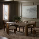 Coralie Extension Dining Table - Brown Oak Veneer