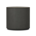 Amelia Oval Nightstand - Dark Green Lacquered Linen
