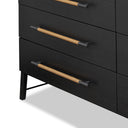 Rosedale 8 Drawer Dresser - Ebony Oak Veneer