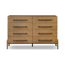 Rosedale 8 Drawer Dresser - Amber Oak Veneer