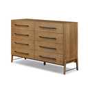 Rosedale 8 Drawer Dresser - Amber Oak Veneer