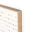 See Through Gold by FH Art Studio - Vertical Grain 2.5 White Oak | 48" x 48"