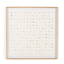 See Through Gold by FH Art Studio - Vertical Grain 2.5 White Oak | 48" x 48"