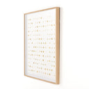 See Through Gold by FH Art Studio - Vertical Grain 2.5 White Oak | 48" x 48"