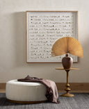 See Through Gold by FH Art Studio - Vertical Grain 2.5 White Oak | 48" x 48"