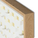 See Through Gold by FH Art Studio - Vertical Grain 2.5 White Oak | 72" x 32"