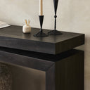 Matthes Console Table - 60" - Smoked Black Veneer