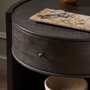 Bode Nightstand - Smoked Black Veneer