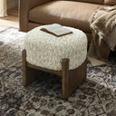 Kirby Accent Stool | Solema Cream | Floor Model