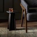 Remo End Table - Distressed Bronze