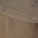 Tycho Pedestal - Brown Oak Veneer | 30"