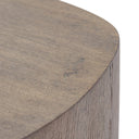 Tycho Pedestal - Brown Oak Veneer | 30"