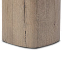 Tycho Pedestal - Brown Oak Veneer | 30"