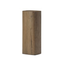 Tycho Pedestal - Brown Oak Veneer | 30"