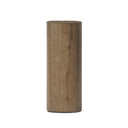 Tycho Pedestal - Brown Oak Veneer | 30"