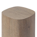 Tycho Pedestal - Brown Oak Veneer | 40"